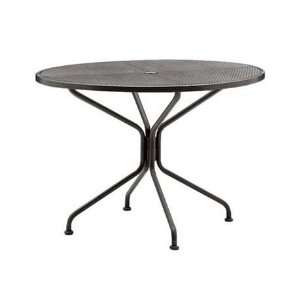  Woodard Wrought Iron 36 Round Counter Height Bistro Table 