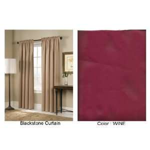 Blackstone Blackout Curtain Panel 63 long   WINE 