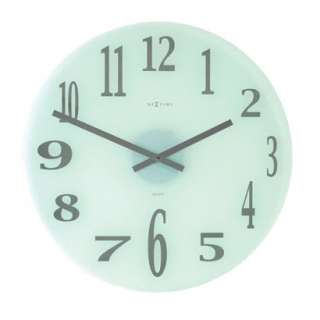 Frosted Glass Wall Clock.Opens in a new window