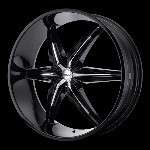 26 Inch Black Rims Wheels Lincoln Navigator 5x135 5 Lug  