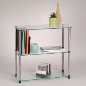   Concepts 157002 Classic Glass 3 Shelf Bookcase