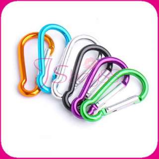   pcs brand new carabiners of assorted colors the carabiner features a