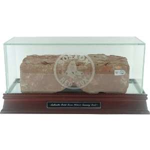 MLB Boston Red Sox Fenway Park Brick with Deluxe Glass Display Case 