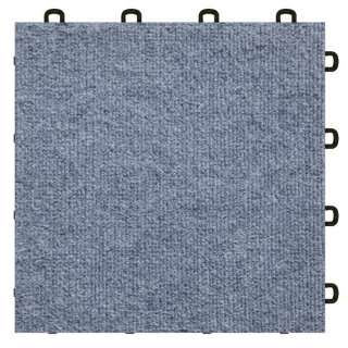 Home Basement Carpet Tiles Gray   Made In the USA  