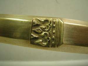   Nickel Bronze Genuine Thai Bronzeware   Roast Carving Fork  
