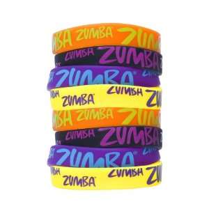 Zumba Fitness Rubber Bracelets II (8 Pack)  Sports 