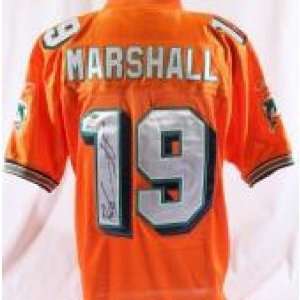 Autographed Brandon Marshall Jersey   Orange   Autographed NFL Jerseys