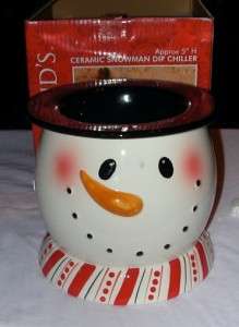 Kirklands   Ceramic Snowman Dip Chiller  