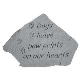 Garden Stone   Dogs leave pawprints.Opens in a new window