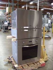  STAINLESS SET OVEN/WARMING DRAWER/MICRO CHAMBER @  $6,386