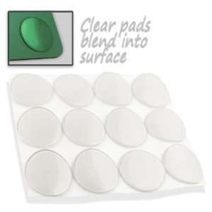  12pc Stick on Clear Silicon Non Skid Pads Self Adhesive 