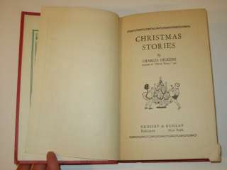 Charles Dickens CHRISTMAS STORIES Grosset Dunlap HC/DJ  