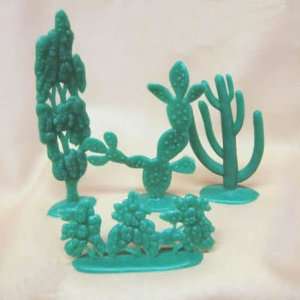 Cactus Plants (4pcs) Cake Decoration