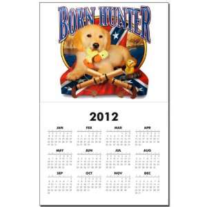  Calendar Print w Current Year Born Hunter Yellow Lab Labrador 
