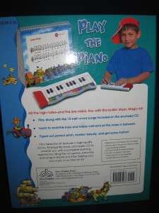 PLAY THE PIANO KIDS TOY w 32 pg Book & AUDIO CD. NEW  