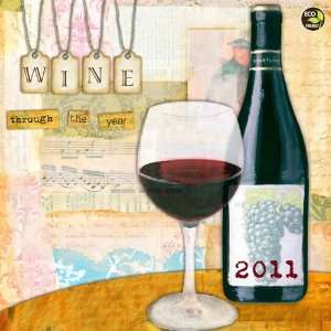Wine Through The Year 2011 Standard Wall Calendar  Kitchen 