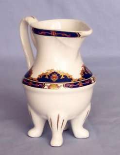 Beautiful GNA Fine Porcelain China Gilt Footed Pitcher  
