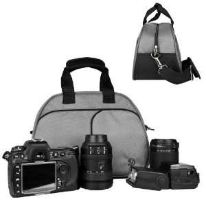 VanGoddy Digital SLR Camera Accessories Slate Gray Mythra Camera Bag 