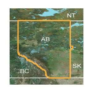   Lakes Alberta Canada Freshwater Map microSD Card GPS & Navigation