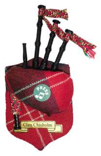 Great Gift Scotland Tartan Musical Clan Magnet Bagpipes Chisholm 