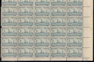 1937   U.S. NAVY   DEWEY   #793 Full Mint  MNH  Sheet  