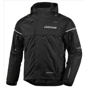  ICON PATROL JACKET (XX LARGE) (BLACK) Automotive