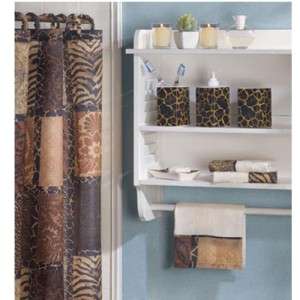   Jungle LEOPARD PRINT Bathroom Set~Shower Curtain, Towels, More  