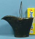 OLD AUTHENTIC CAST IRON TOY COAL BUCKET OR HOD UNUSUAL SHAPE T190