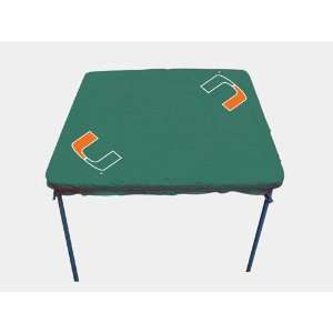  Miami Hurricanes NCCA Ultimate Card Table Cover 