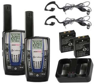 Cobra CXR825 30Mi 2/Two Way Radio Walkie Talkie+Headset  