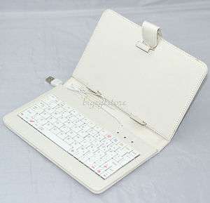 WhiteCase USB Keyboard For 7 Coby Kyros MID7012/MID7125/MID7024 