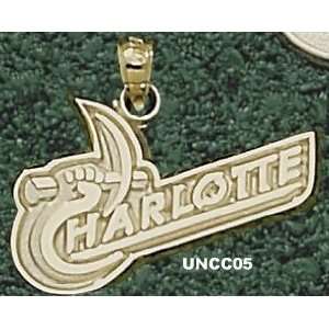  Univ Of North Carolina Charlotte Pick Logo Charm/Pendant 