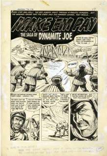 BOB POWELL   WARFRONT #36 FIRST DYNAMITE JOE COMPLETE 5 PAGE STORY 