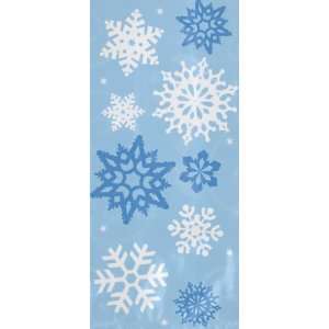  Lets Party By Amscan Large Snowflake Cello Bags 