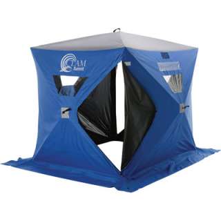 Clam Ice Fishing Summit Pop Up Ice Shelter 48 Sq Ft New  