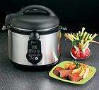 QUART PRESSURE COOKER BY DENI COOKS FOOD IN FRACTION OF THE TIME 