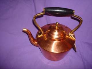 vintage copper tea pot kettle made in portugal douro BM  