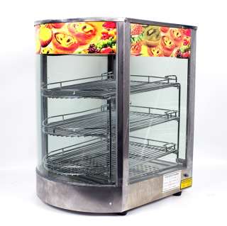 New Commercial Countertop Stainless Steel Food Pizza Display Warmer 20 