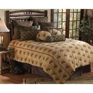  Pinecone Chenille Bed Set   Super King