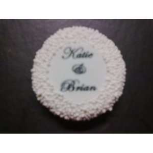 20 Personalized Chocolate Covered Oreo Wedding Favors (2 cookies per 