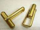 Cuff Link Actions Made in USA Brass 50pc