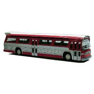    Busch HO GMC TDH 5301 Fishbowl City Bus   Red Toys & Games