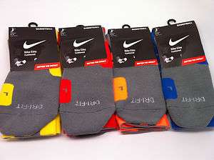 NEW Nike Elite Platinum Basketball Crew Sock Mens Size Large 8 12 Free 