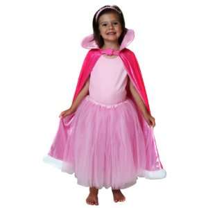  Girls Pink Velvet Princess Reversible Cloak Toys & Games