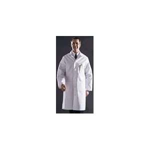  Coat, Lab, MenS, White, Full, Knot Button, 36 Industrial 