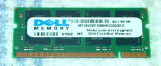 Memory Micron 1GB PC2700 333MHz DDR 200p CL2.5 333  