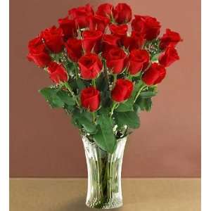 Send Fresh Cut Flowers   25 Long Stem Red Roses