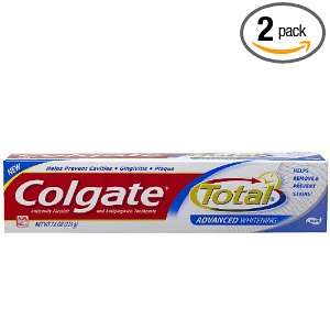  Colgate Total Advanced Whitening Toothpaste, 7.6 Ounce 