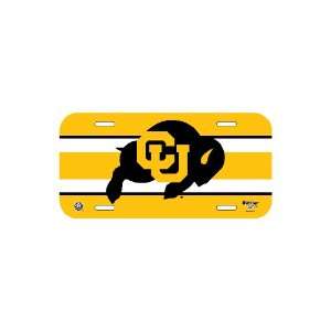    Colorado Buffaloes Plastic License Plate
