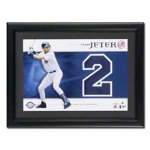 MLB Yankees Derek Jeter #2 Jersey Numbers Collection Plaque   Delivery 